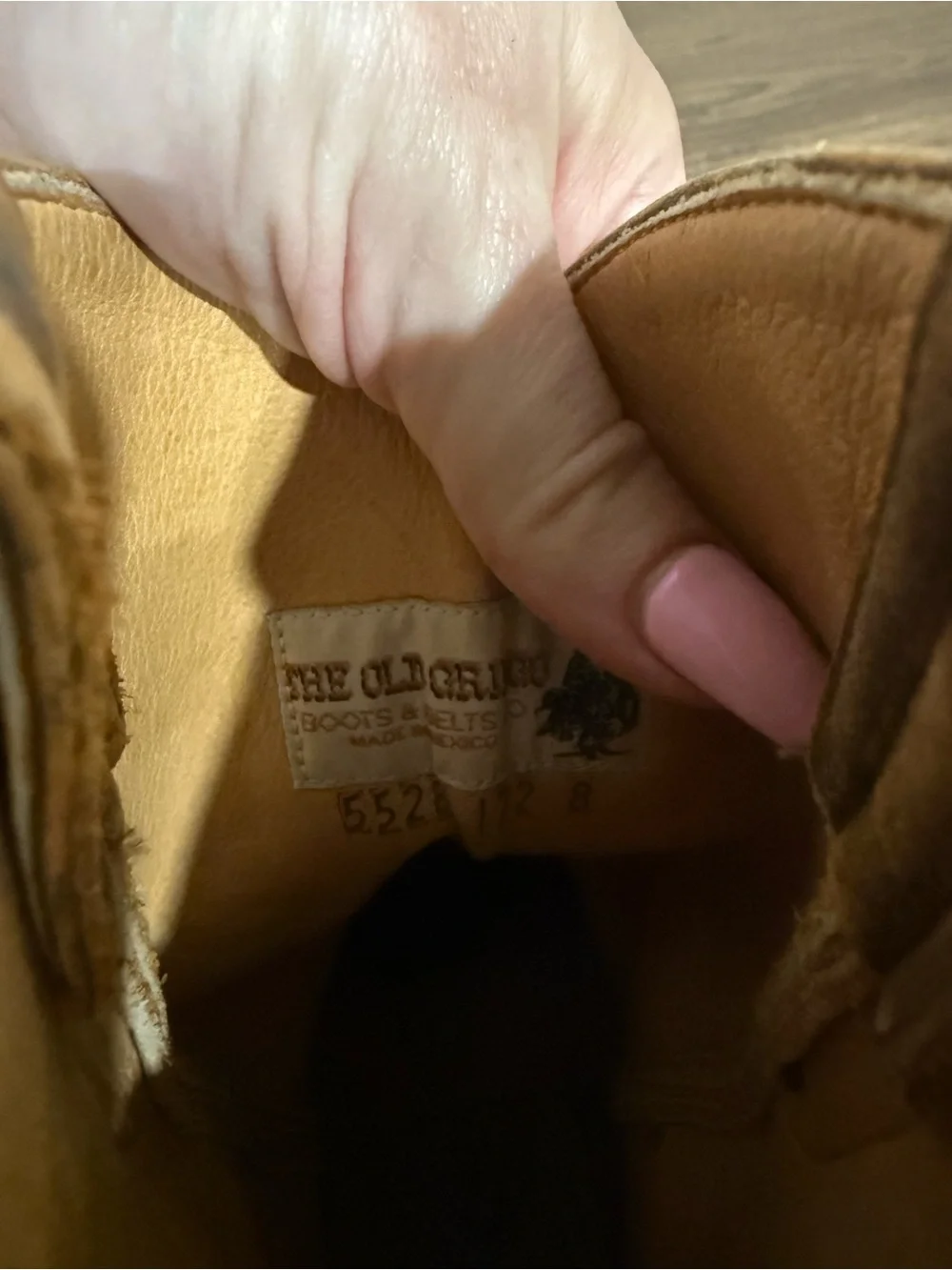 Old Gringo Eagle Stitch Cowboy Boots Women’s 8.5B Distressed Brown Leather - Picture 6 of 7